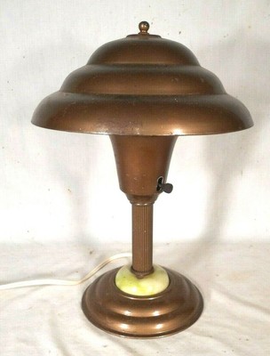 mid century flying saucer lamp